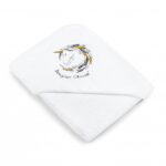 The Oversized Bamboo-Cotton Hooded Towel - WHITE