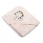 The Oversized Bamboo-Cotton Hooded Towel - PINK