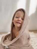 The Oversized Bamboo-Cotton Hooded Towel - BROWN - Image 4